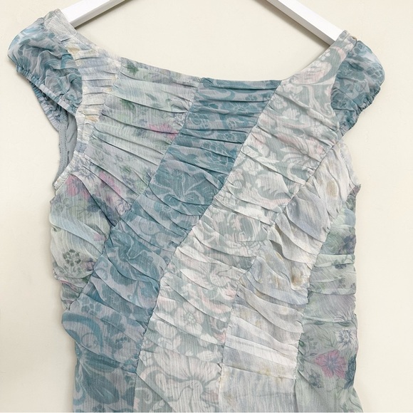 Free People Heart To Heart Midi Dress in Blue - Picture 4 of 15